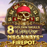 8 Golden Skulls Of Holly Roger Megaways
